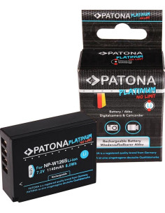 PATONA PLATINUM BATTERY FUJI NP-W126S HS33 EXR FUJIFILM FUJI FINEPIX -PRO 1 HS30 EXR FUJI X-T3, VPB-XT3 2