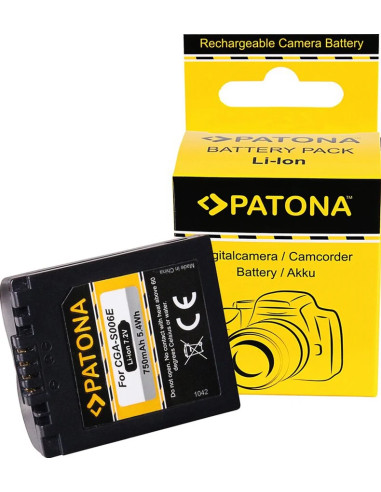 PATONA BATTERY PANASONIC LUMIX DMC-FZ50, FZ7, FZ8 CGR-S006