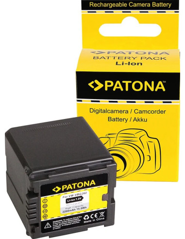 PATONA BATTERY PANASONIC VW-VBG260 COMPATIBLE TO VW-VBG070 VW-VBG130