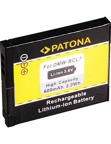PATONA BATTERY PANASONIC DMW-BCL7E SZ9 SZ3 XS1 FS50 FH50 F5 BCL7