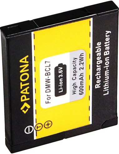 PATONA BATTERY PANASONIC DMW-BCL7E SZ9 SZ3 XS1 FS50 FH50 F5 BCL7