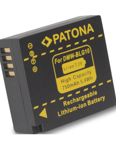 PATONA BATTERY PANASONIC DMC-GF6 DMW-BLG10 DMW-BLG10E CS-BLG10MC 2