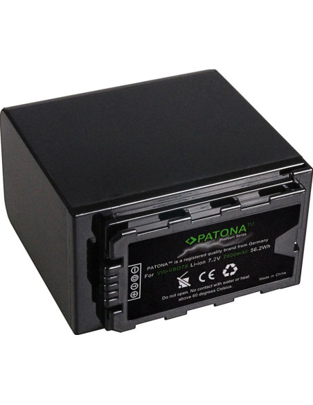 PATONA PREMIUM BATTERY PANASONIC VW-VBD78 AJ-PX298MC HDC-MDH2GK AJ-HPX270
