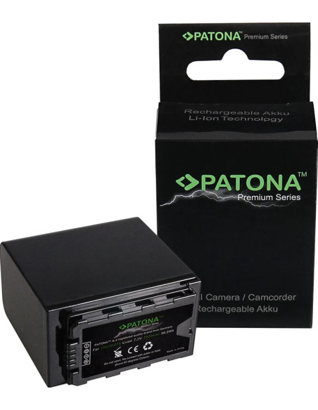 PATONA PREMIUM BATTERY PANASONIC VW-VBD78 AJ-PX298MC HDC-MDH2GK AJ-HPX270