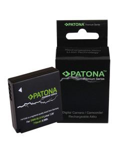 PATONA PREMIUM BATTERY PANASONIC DMC-GF6 DMW-BLG10 DMW-BLG10E CS-BLG10MC