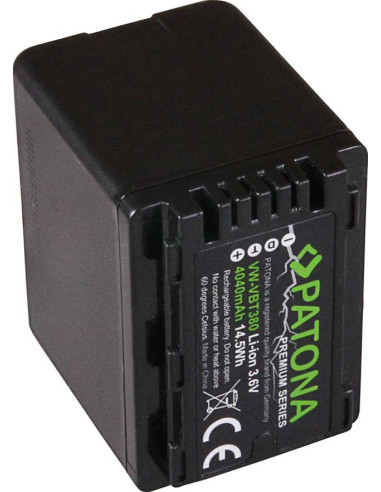 PATONA PREMIUM BATTERY PANASONIC VW-VBT380 HC-V750EB W580 V550EB