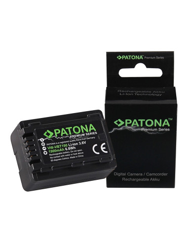 PATONA PREMIUM BATTERY PANASONIC VW-VBT190 HC-V757 V777 VX878 WX979