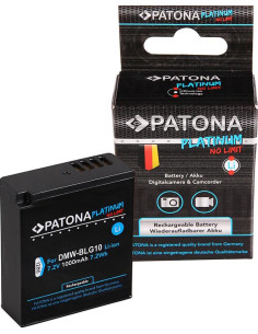 PATONA PLATINUM BATTERY PANASONIC DMW-BLG10, DMW-BLE9,, DMC-GF3, DMC-LX85, DMC-LX100 2