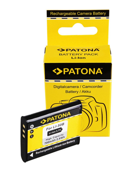 PATONA BATTERY F OLYMPUS LI50B LI-50B MJU1010 MJU1020 1030