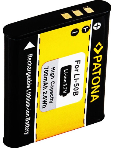 PATONA BATTERY F OLYMPUS LI50B LI-50B MJU1010 MJU1020 1030