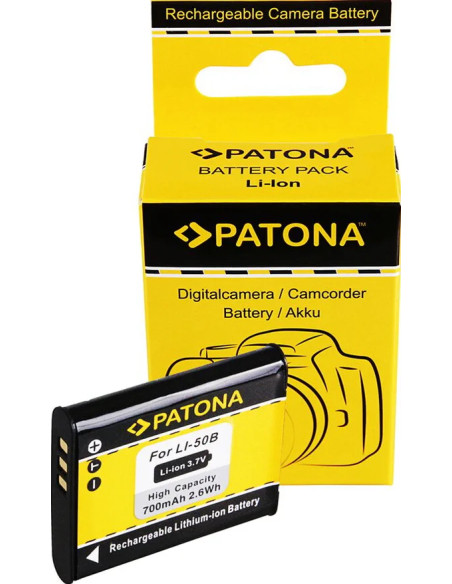 PATONA BATTERY F OLYMPUS LI50B LI-50B MJU1010 MJU1020 1030