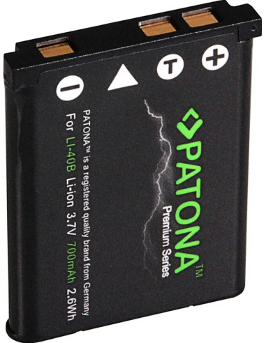 PATONA PREMIUM BATTERY OLYMPUS LI40B OLYMPUS MJU 700 720SW 725SW 730