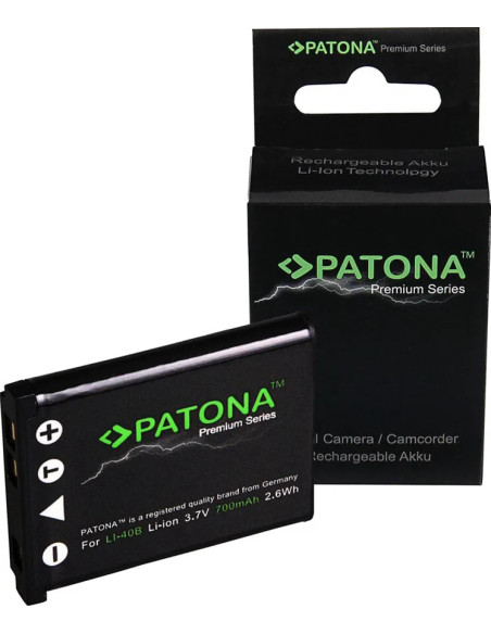 PATONA PREMIUM BATTERY OLYMPUS LI40B OLYMPUS MJU 700 720SW 725SW 730