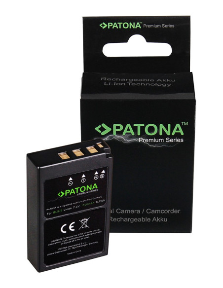 BLS5 Premium 7.4 V 1100 mAh per Olympus