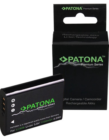 PATONA PREMIUM BATTERY OLYMPUS LI-90B LI 90B LI90B OLYMPUS TOUGH TG1