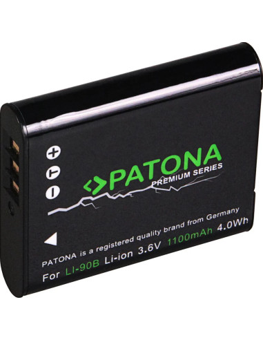 PATONA PREMIUM BATTERY OLYMPUS LI-90B LI 90B LI90B OLYMPUS TOUGH TG1