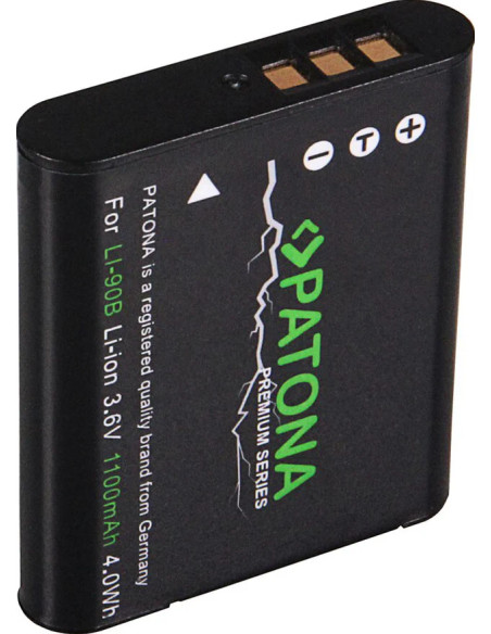 PATONA PREMIUM BATTERY OLYMPUS LI-90B LI 90B LI90B OLYMPUS TOUGH TG1