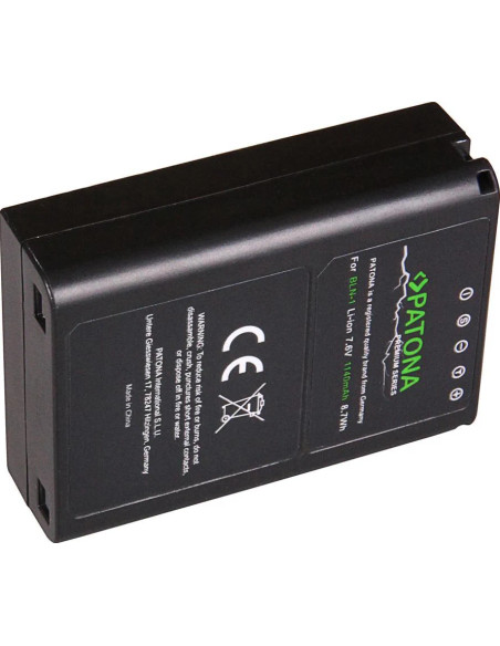 PATONA PREMIUM BATTERY OLYMPUS BLN1 OM-D OMD E-M5 STYLUS XZ-2 PEN E-P5 E-M1