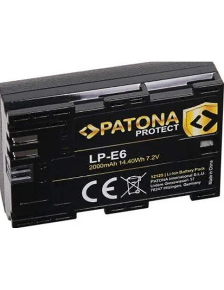 12125 Protect Batteria Canon LP-E6 EOS R 7D MARK III