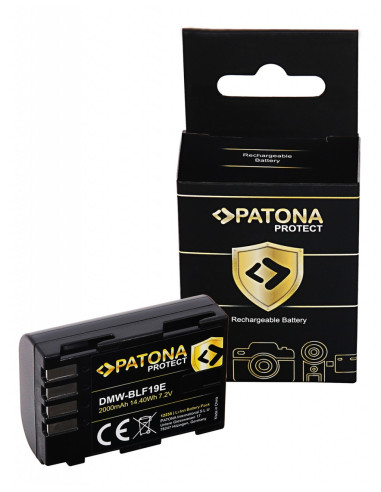 PATONA PROTECT BATTERY PANASONIC LUMIX DMC-GH3 GH3A GH4 DMW-BLF19