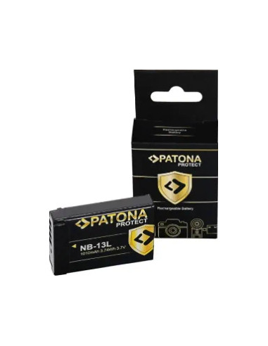 PATONA PROTECT BATTERY CANON NB-13L CANON POWERSHOT G7X G5X G9X G7X MARK II