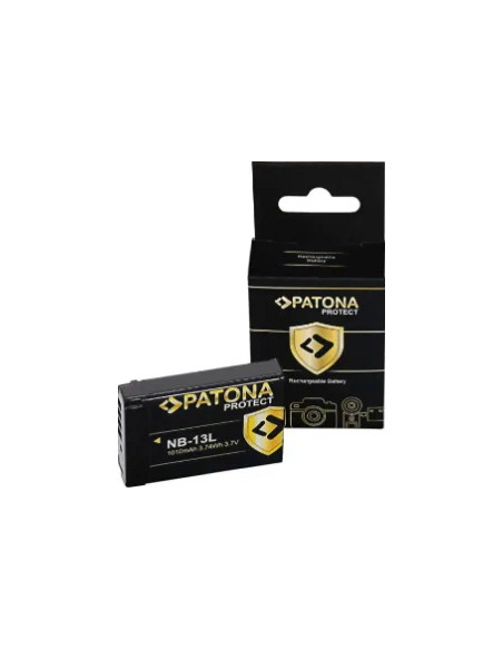 PATONA PROTECT BATTERY CANON NB-13L CANON POWERSHOT G7X G5X G9X G7X MARK II