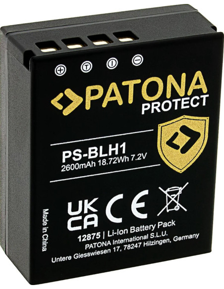 12875 Batteria per fotocamera/videocamera Ioni di Litio 2600 mAh