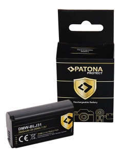 PATONA PROTECT BATTERY PANASONIC DMW-BLJ31 LUMIX DC-S1 DC-S1R DC-S1H