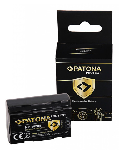 PATONA PROTECT BATTERY FUJI FINEPIX NP-W235 XT-4 XT4 FUJIFILM