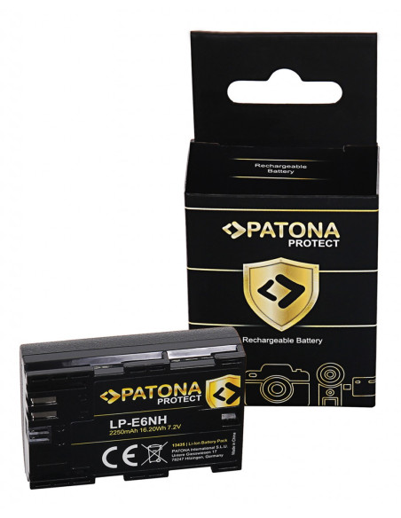 PATONA PROTECT BATTERY LP-E6NH PER CANON EOS R5 EOS R6