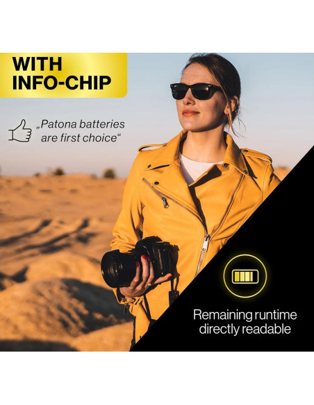 PATONA PROTECT BATTERY PANASONIC DMW-BLK22 DC-S5 G9 GH5 GH5S