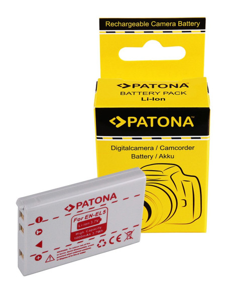 PATONA BATTERY NIKON EN-EL5 COOLPIX 3700 4200 5200 7900 P5000