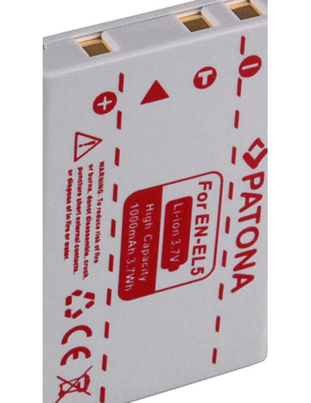 PATONA BATTERY NIKON EN-EL5 COOLPIX 3700 4200 5200 7900 P5000