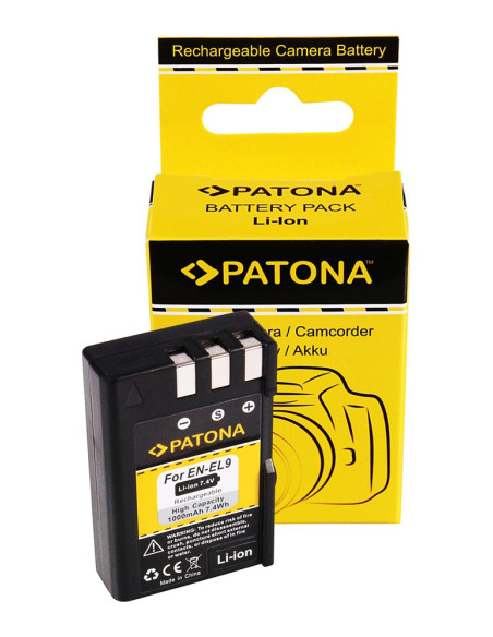 PATONA BATTERY NIKON EN-EL9 ENEL9 D40 D 40 D-40 D40X D60 D5000