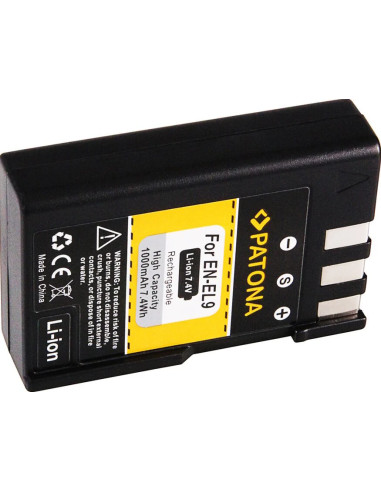 PATONA BATTERY NIKON EN-EL9 ENEL9 D40 D 40 D-40 D40X D60 D5000