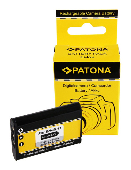 PATONA BATTERY NIKON COOLPIX S560 S550 S-560 S-550 EN-EL11 ENEL11