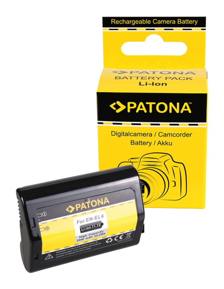 PATONA BATTERY NIKON EN-EL4 ENEL4A D2H D2HS D2X D2XS D3 D3X F6