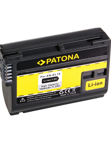 PATONA BATTERY EN-EL15 ENEL15 NIKON V1 D7000 D800 D800 Z6 Z7 100% DECODED