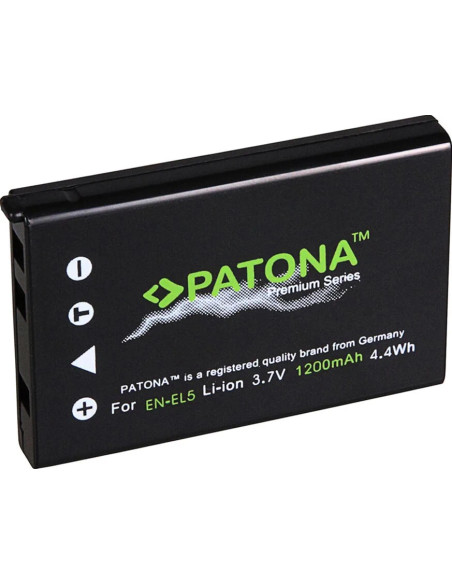 PATONA PREMIUM BATTERY NIKON EN-EL5 COOLPIX 3700 4200 5200 5900 7900