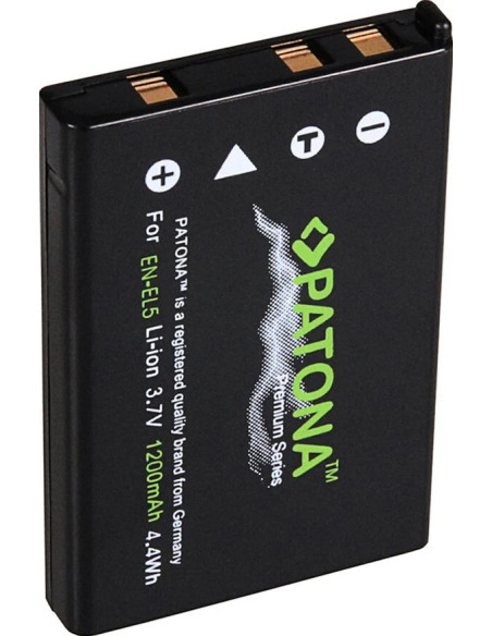PATONA PREMIUM BATTERY NIKON EN-EL5 COOLPIX 3700 4200 5200 5900 7900
