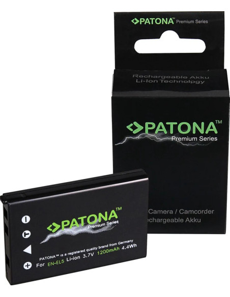 PATONA PREMIUM BATTERY NIKON EN-EL5 COOLPIX 3700 4200 5200 5900 7900