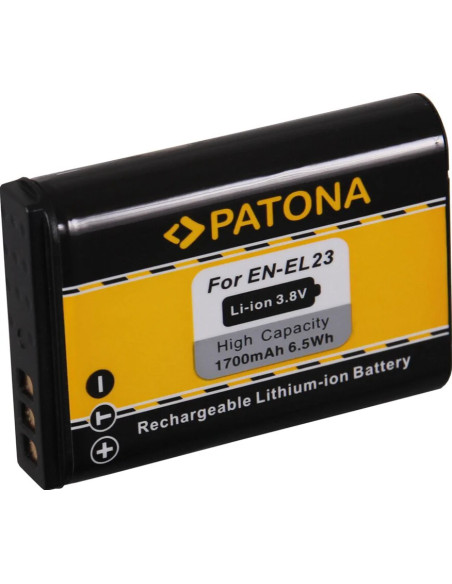PATONA BATTERY NIKON COOLPIX P600 NIKON EN-EL23 ENEL23 NIKON P600
