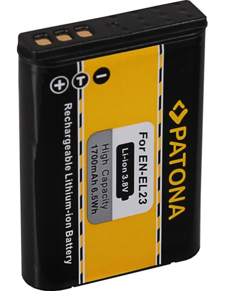 PATONA BATTERY NIKON COOLPIX P600 NIKON EN-EL23 ENEL23 NIKON P600