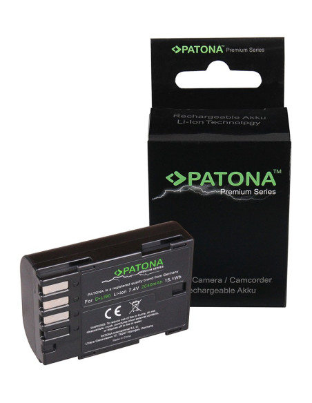 PATONA PREMIUM BATTERY PENTAX D-LI90 K01 K5 II IIS K645D K7