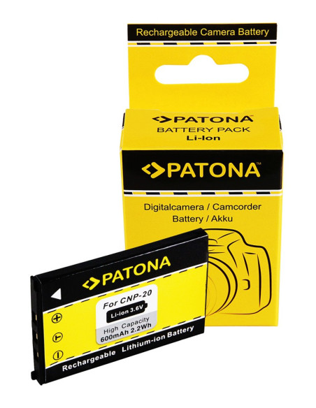 PATONA BATTERY CASIO EX-Z3 Z4 Z-5 S1 S2 S3 EX-S70 NP-20 NP20