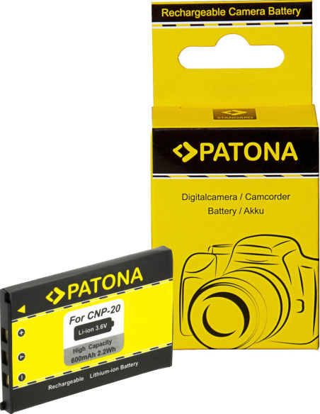 PATONA BATTERY CASIO EX-Z3 Z4 Z-5 S1 S2 S3 EX-S70 NP-20 NP20