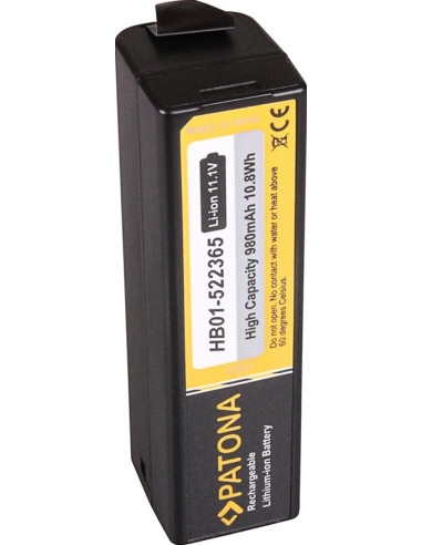 1267 Batteria per fotocamera/videocamera Ioni di Litio 980 mAh