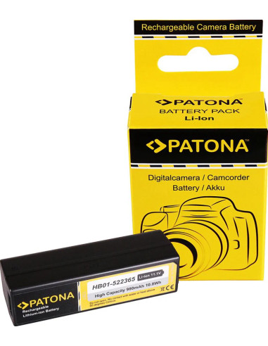 1267 Batteria per fotocamera/videocamera Ioni di Litio 980 mAh