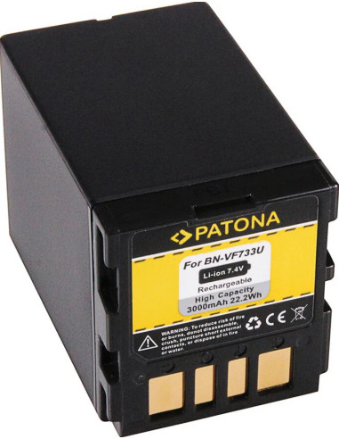 PATONA BATTERY JVC BN-VF714 BN-VF733 BN-VF733U BN-VF733US