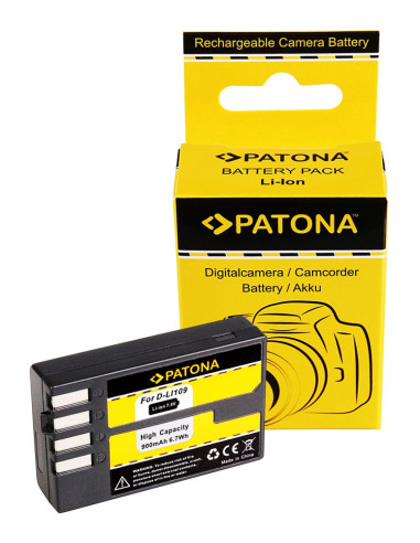 PATONA BATTERY PENTAX D LI109 D-LI109 K30 K-50 K-500 K2 K-2 K-R KR